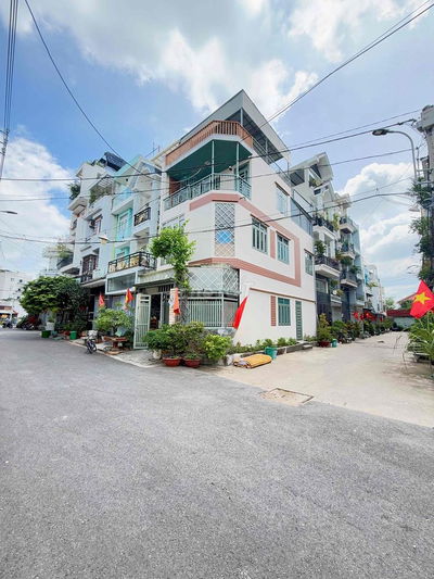 BÁN NHÀ GÓC 2 MẶT Ô TÔ NGÃ TƯ GA THẠNH LỘC QUẬN 12