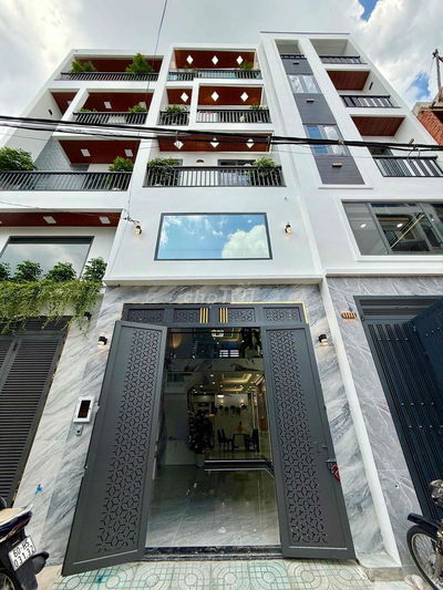 Nhà đường Dương Thị Mười, DT:4x13M, Lửng, 3Lầu, 4PN, Gara ôtô, S/thuon
