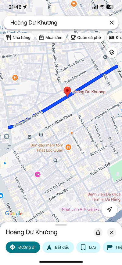 Bán nhà 2 tầng 2MT trước sau Hoàng Dư Khương- đường 7m5- Khuê trung