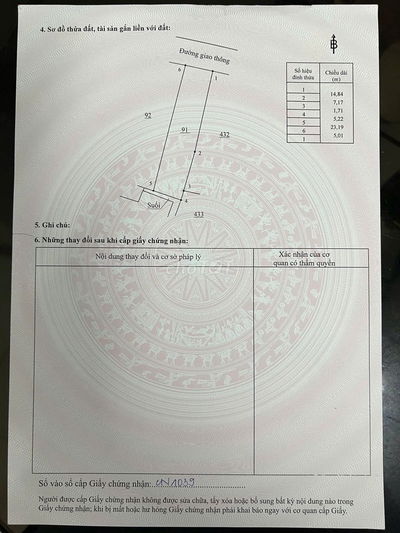 CHÍNH CHỦ BÁN ĐẤT PHƯỜNG AN BÌNH, BIÊN HÒA NỞ HẬU SỔ RIÊNG - DT 5 X 25