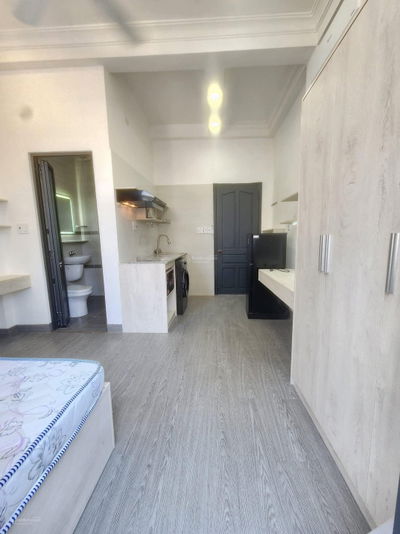 Studio (căn hộ mini) siêu tiện nghi 69/50Nguyễn Gia trí. Máy giặt riêng. Ban công. Riêng biệt. HHMG