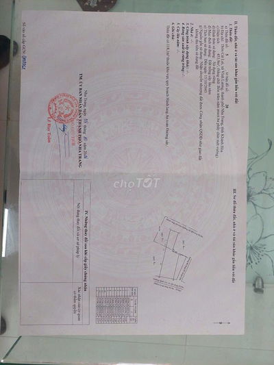 Bán đất 454m2, mặt tiền QL1, Vĩnh Lương, gần biển. Giá 1,2 tỷ