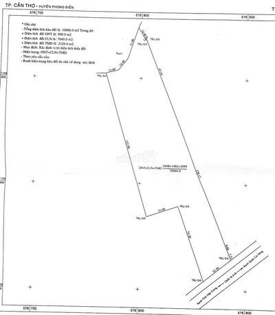 Bán hơn 10.000m² đất thương mại Quốc Lộ 61C gần ngã 3 cầu Vàm Xáng