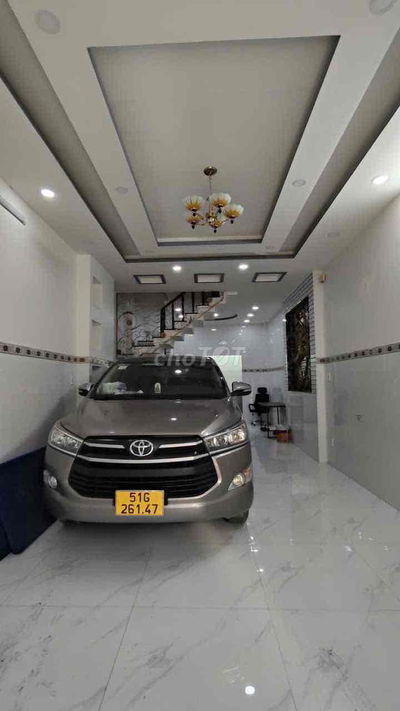 nhà 4x13m 1 trệt 3 lầu 4 phòng ngủ 3wc sân thượng, hẻm 6m