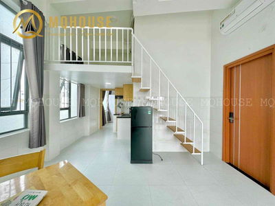 CHDV full nội thất gác + 1pn ban công cửa sổ cực thoáng ngay bảy hiền