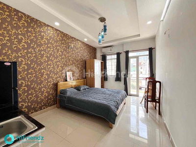 Studio Ban Công - 30m2 - Full Nội Thất - Hoàng Hoa Thám- Tân Bình