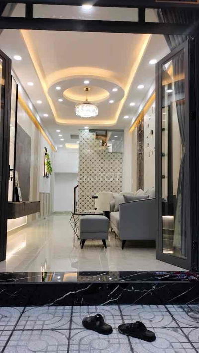 NHÀ TRONG KDC ĐỒNG BỘ -ĐƯỜNG 6M XE HƠI TRÁNH NHAU - XÂY MỚI 4 TẦNG