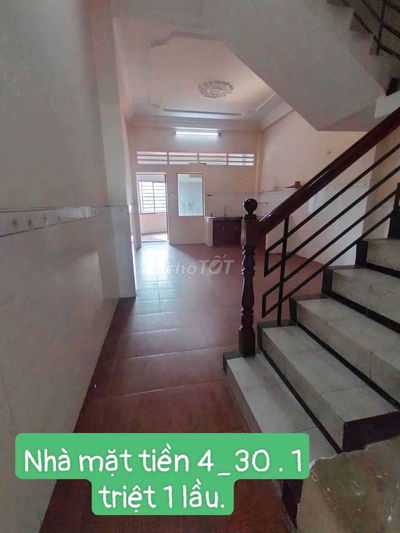 NHÀ Mặt  Tiền 4×30 Đường Vĩnh Lộc B. Nở Hậu 10 m  1 Triệt 1 lầu