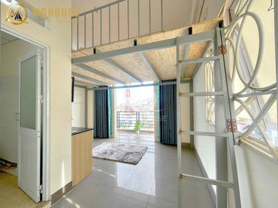 Cho thuê duplex cửa sổ trời/ban công siêu rộng giá rẻ - Gần Văn Hiến