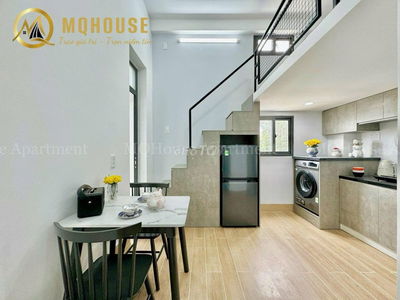 CHO THUÊ CĂN HỘ GÁC CAO THOÁNG MỚI XÂY FULL NỘI THẤT GẦN ĐH TDTU, RMIT