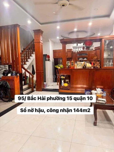 NHÀ BÁN QUẬN 10 SỔ NỞ HẬU