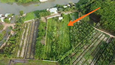 Bán Đất Mặt Tiền Đê Bao Sông Thị Tín Phú An,Đất Cặp Rạch,810m thổ cư,