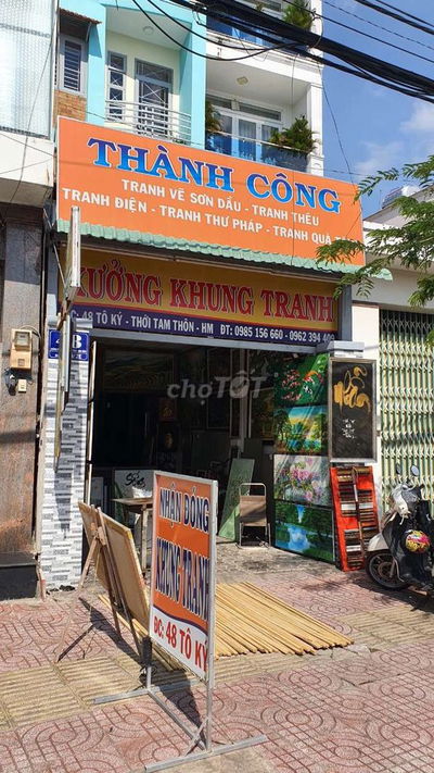 Bán Nhà Mặt Tiền Đường Tô Ký, Thị Trấn Hóc Môn, Khu Kinh Doanh