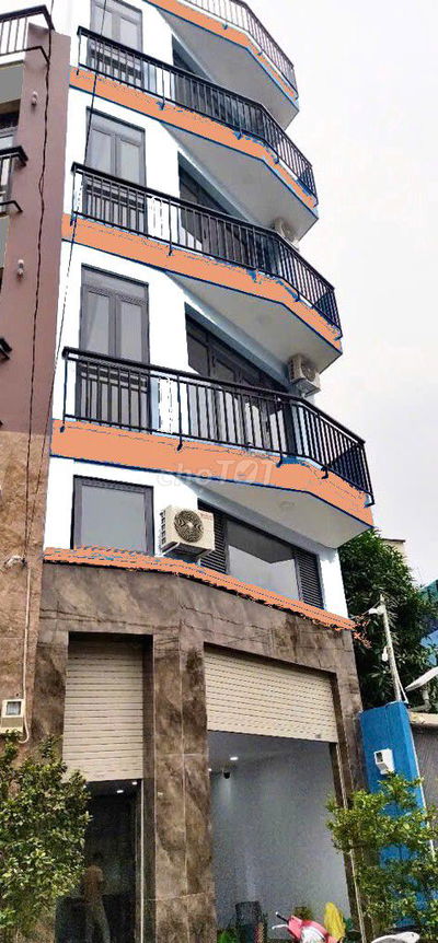 BÁN NHÀ LÔ GÓC MẶT TIỀN KINH DOANH TRUNG TÂM BÌNH THẠNH – 40m² –6 TẦNG