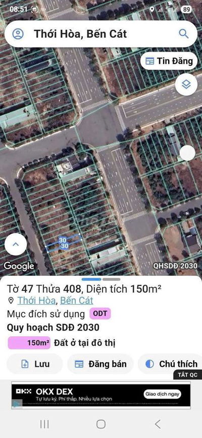 Cần bán lô đất tái định cư Mỹ Phước 4