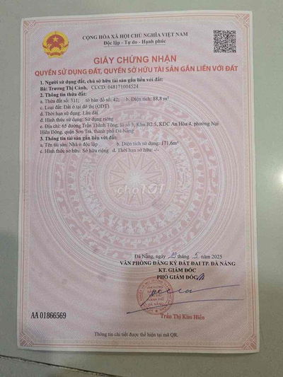 CHÍNH CHỦ BÁN NHÀ CHƯA QUA ĐẦU TƯ - ĐƯỜNG LỚN AN HẢI BẮC