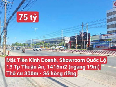 Mặt Tiền Kinh Doanh Kho Xưởng Showroom Quốc Lộ 13 P. Thuận Giao Tp HCM