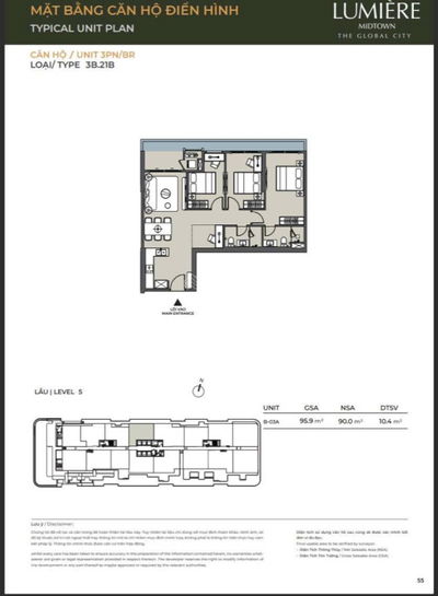 Bán lỗ 500 triệu căn 3PN mới mua của Chủ Đầu Tư vì hết khả năng thanh toán, giá chỉ 13,2 tỷ