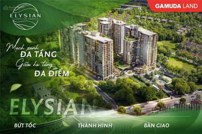 Rổ sỉ đợt 1 dự án Elysian giá từ 2.38Tỷ. Thanh toán 50% dọn vô ở còn lại thanh toán giãn 1 năm rưỡi