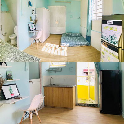 𝑺𝑻𝑼𝑫𝑰𝑶 20m2 - 𝑩𝑨𝑵 𝑪Ô𝑵𝑮, CỬA SỔ- CV BÀU CÁT 3, 𝑬𝑻𝑶𝑾𝑵 , 𝑺𝑨̂𝑵 𝑩𝑨𝒀.