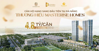 ĐỘC QUYỀN CĂN VIEW SÔNG HÀN MASTERISE HOMES ĐÀ NẴNG CHỈ TỪ 4,5 TỶ/CĂN, FULL NỘI THẤT CHIẾT KHẤU 18%