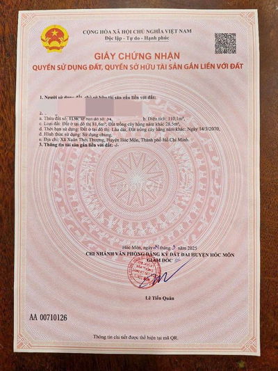 ĐẤT 2 MẶT TIỀN XTT2,DT:110m2,SHR,RA DƯƠNG CÔNG KHI CHỈ 200m,CHỈ 2.8 TỶ