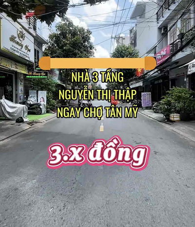 Bán nhà giá rẻ Quận 7, gần chợ Tân Mỹ, 18.7m2, 3 tầng