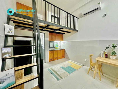 Phòng có gác giá rẻ, gần khu chế xuất Quận 7, Đầy đủ nội thất