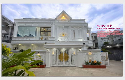 CHỈ 5,35 TỶ (77 triệu/m2) CĂN GÓC RỘNG 13,5m HẺM 6m HUỲNH TẤN PHÁT