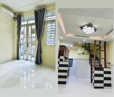 NHÀ MỚI PHÚ NHUẬN, 1 TRỆT 2 LẦU 2P. NGỦ 2M.LẠNH ở gd nhỏ 2-3Ng OK