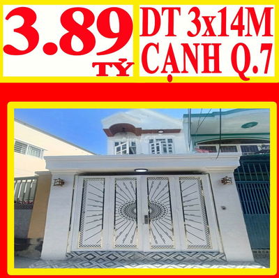 🛑 NHÀ PHỐ FULL NỘI THẤT 🛑 CẠNH QUẬN 7 CHỈ 3.89 TỶ