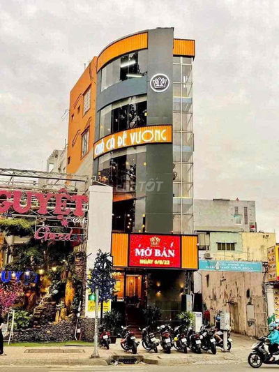 Cho thuê nguyên căn 907 Trần Hưng Đạo Q5 Nở hậu 10M Hầm Trệt 4 Lầu 60t