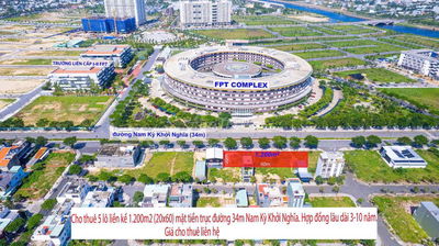 🔥 Mặt tiền đường Nam Kỳ Khởi Nghĩa ,Đối Diện FPT COMPLEX 🔥