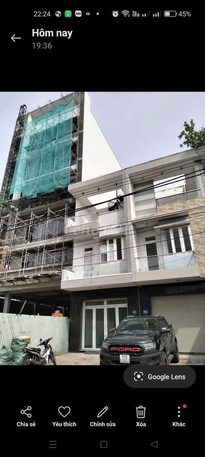Cho thuê nhà mặt tiền Lê Văn Mầm