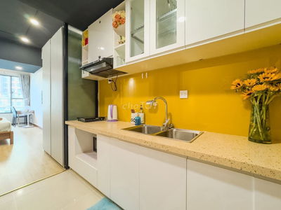 Căn hộ 1PN Rivergate DT 35m², full nội thất, giá thuê 14 triệu/tháng