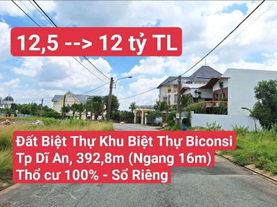 🆘 Đất Khu Biệt Khu Dân Cư Biconsi, P. Tân Bình, Tp. Dĩ An
