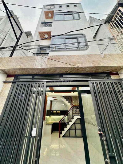 🟢 Nhà bán 4 Tầng mới 100% -3,8 x 8 hẻm 3m Âu Dương Lân P3Q8- SHHC