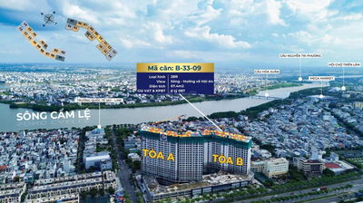 Căn hộ 2 phòng ngủ Masteri Đà Nẵng view sông giá tầng cao tốt nhất, Sở hữu lâu dài- Nhận nhà 9/2026