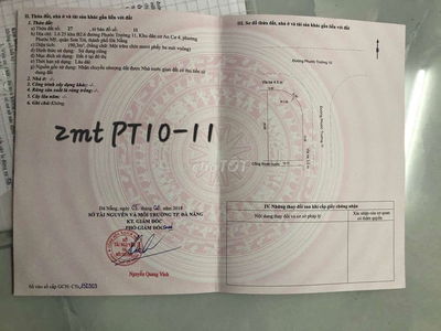 Bán góc 2mt PHƯỚC TRƯỜNG 10-11 gần biển tặng gpxd 10 tầng
