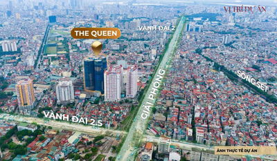 Quỹ căn độc quyền đợt 1 tòa cánh hoa The Queen 360 Giải Phóng giá cực kỳ ưu đãi. Chiết khấu 9,5%