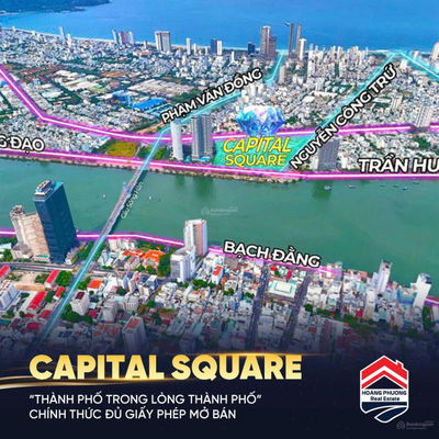Mở Bán Capital Square Tòa King: Căn hộ ven sông Hàn Chiết khấu đến 17%. Hỗ trợ 0% lãi suất 24T