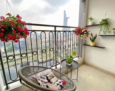 Saigon Royal, Căn Góc 3PN,View Sông Bitexco, 115m2,