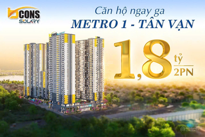 Giỏ hàng 30 căn giá tốt nhất Bcons Solary trả trước 285tr sở hữu căn 2PN ngay ga Metro, CK 6.1%