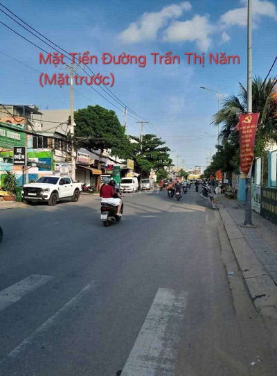 Bán nhà 2 mặt tiền trước sau Đ.Trần Thị Năm,DT: 5,05 x 35 (nở hậu)
