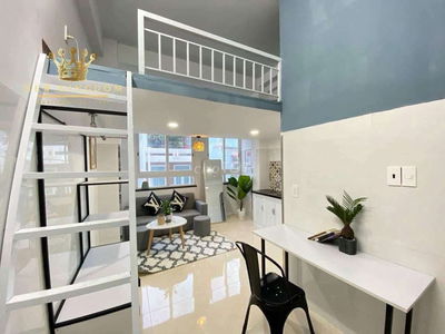 Căn hộ duplex full nội thất ở được 3-4 người gần chợ bà chiểu