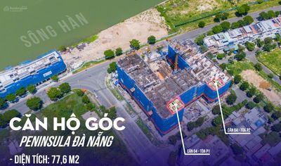 Bán căn góc 2 PN dự án Peninsula - 77m2 - sổ hồng lâu dài - bàn giao T6/2026