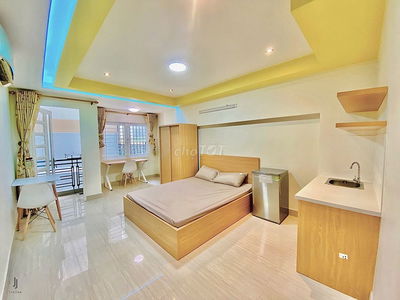 STUDIO 35M2 BAN CÔNG HOÀNG HOA THÁM BÌNH THẠNH KẾ GÒ VẤP GẦN VLU, IUH