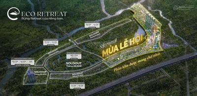 Giữ chỗ phân khu mùa lễ hội chỉ 319 căn dự án Eco Retreat dành có quý cư dân tinh hoa