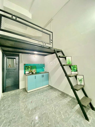 DUPLEX 25m2, MÁY LẠNH, TO BỰ. GÁC CAO KO ĐỤNG ĐẦU, NGAY CHỢ AN NHƠN.