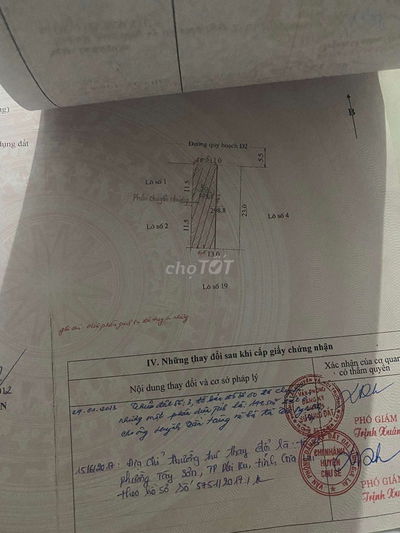 85trieu nguyên lô 149m2 thổ đường 11m